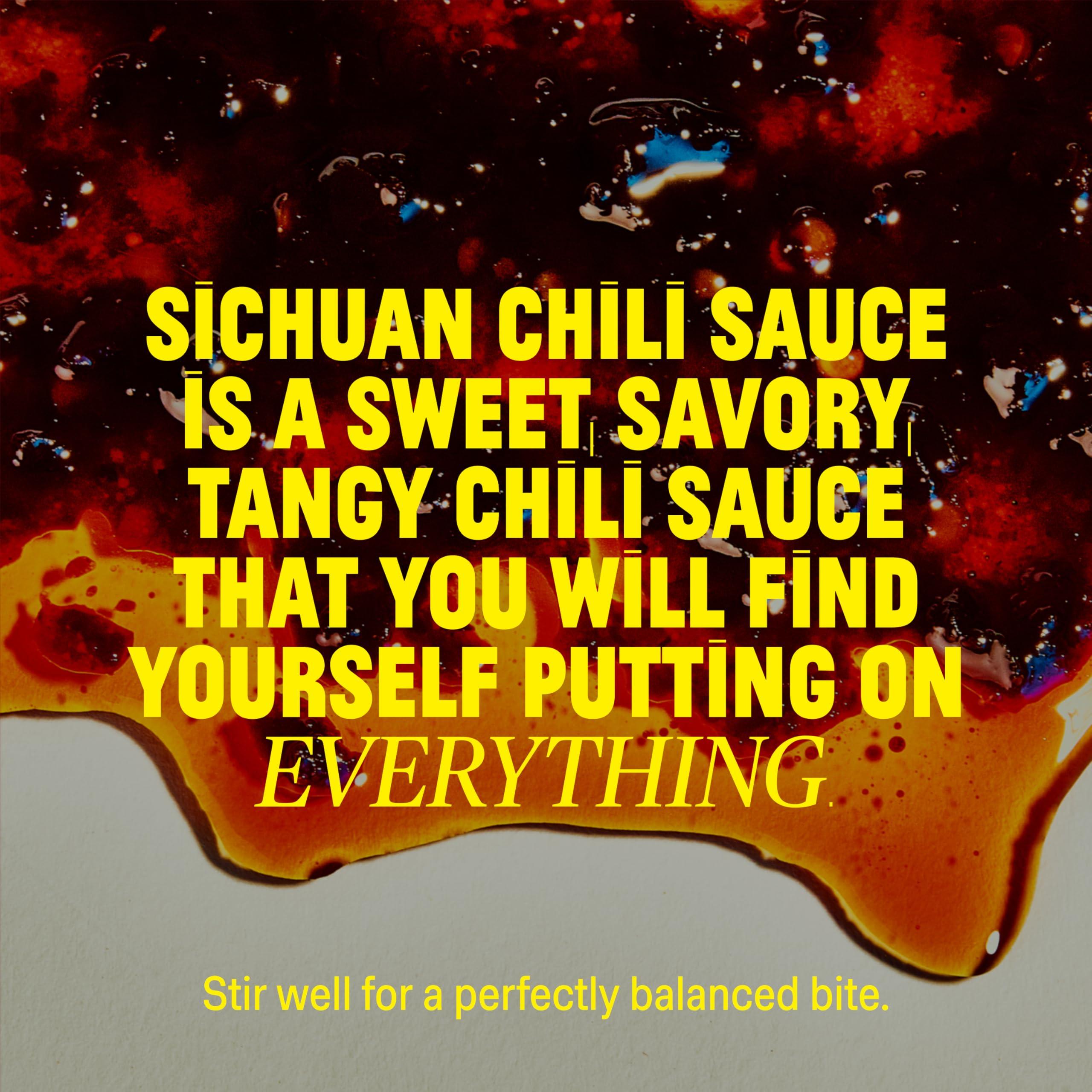FLYBYJING FLYBYJING XL Spicy Sweet Chili Sauce - Perfect for Noodles, Meats, Veggies, and Dumplings - All-Natural and Vegan Zhong Sauce, Use as Marinade and Glaze, 6oz (Pack of 1)