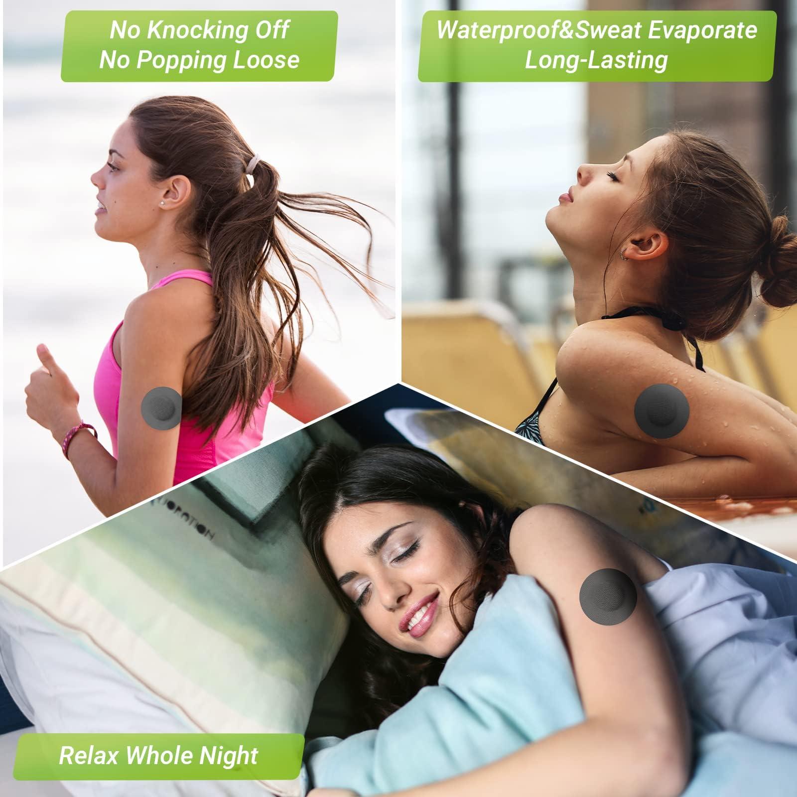 Kovoq Kovoq Libre 2 Sensor Covers Waterproof- Adhesive Patches for Freestyle Libre Sensors (40PCS), 2 Hardshell Cover, Sweatproof, Breathable Latex-Free and Hypoallergenic Black