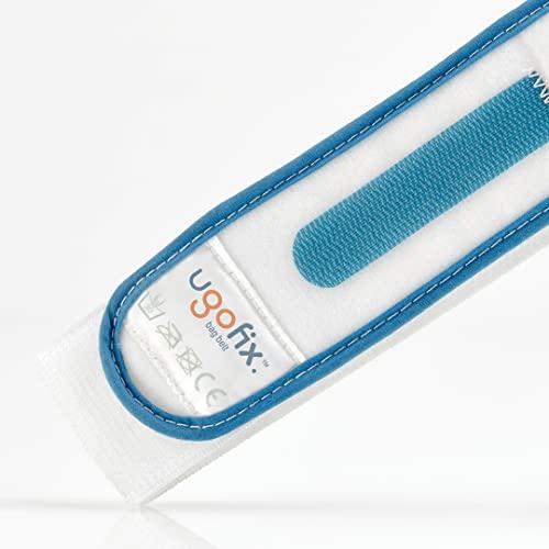 u go Ugo Fix Bag Strap (x3) – Urine Drainage Support Strap/Catheter Leg Bag Support Strap/Elastic Belt Bag Straps with Soft Elastic Fabric and Comfortable Silicone Grips (Pack of 3)