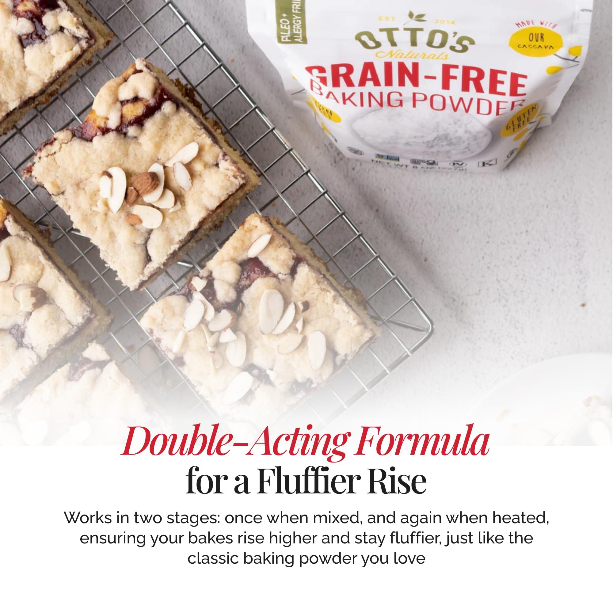 Otto's Naturals Otto\'s Naturals - Baking Powder, Gluten-Free, Grain-Free, Nut-Free Baking Powder for Cooking & Baking, Certified Paleo & Non-GMO Verified, 8 Oz