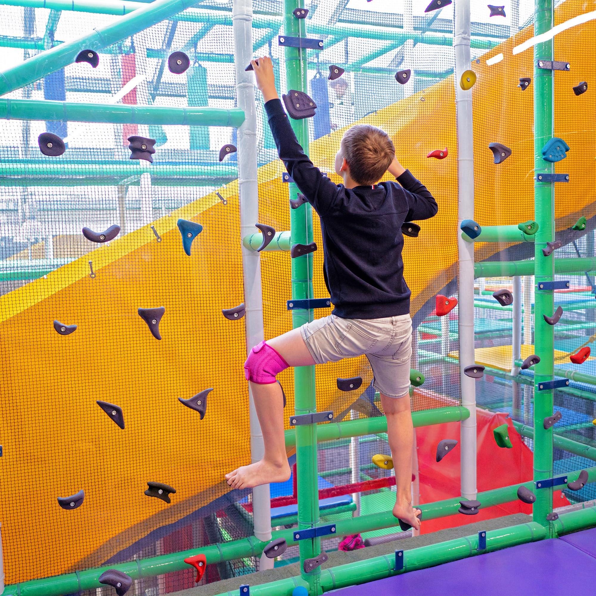 KARM KARM Kids Knee Brace - Osgood Schlatter Knee Brace Youth for Kids, Sports, Pain, Arthritis, Patella, Meniscus Tear, MCL, ACL - Adjustable Compression Support for Child, Boys & Girls (Pink)