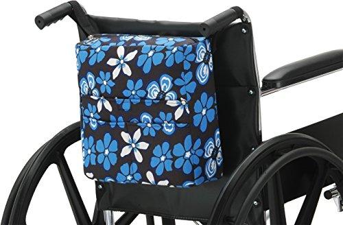 NOVA Medical Products NOVA Medical Products NOVA Walker Bag, Large Carry Bag with 3 Front Pockets for All Walkers, Aloha Blue, 1 Count