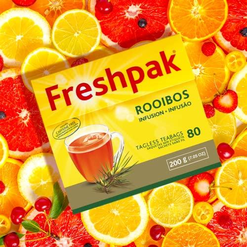FRESHPAK Freshpak Pure Rooibos Tea 80 Tagless Bags 80 Count (Pack of 4)