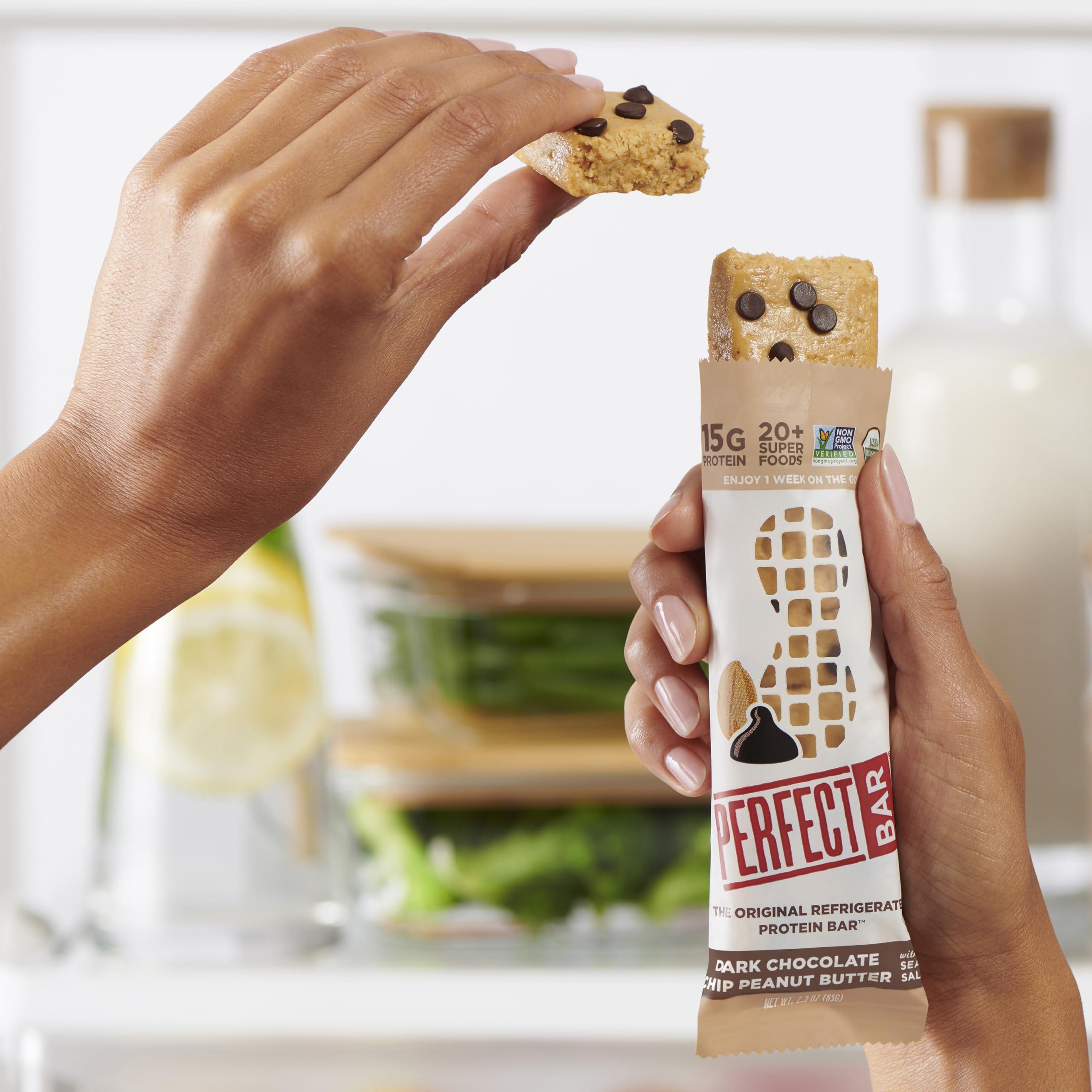 Perfect Bar Perfect Bar Gluten-Free Dark Chocolate Chip Peanut Butter Protein Bar, 4 count, 2.3 oz