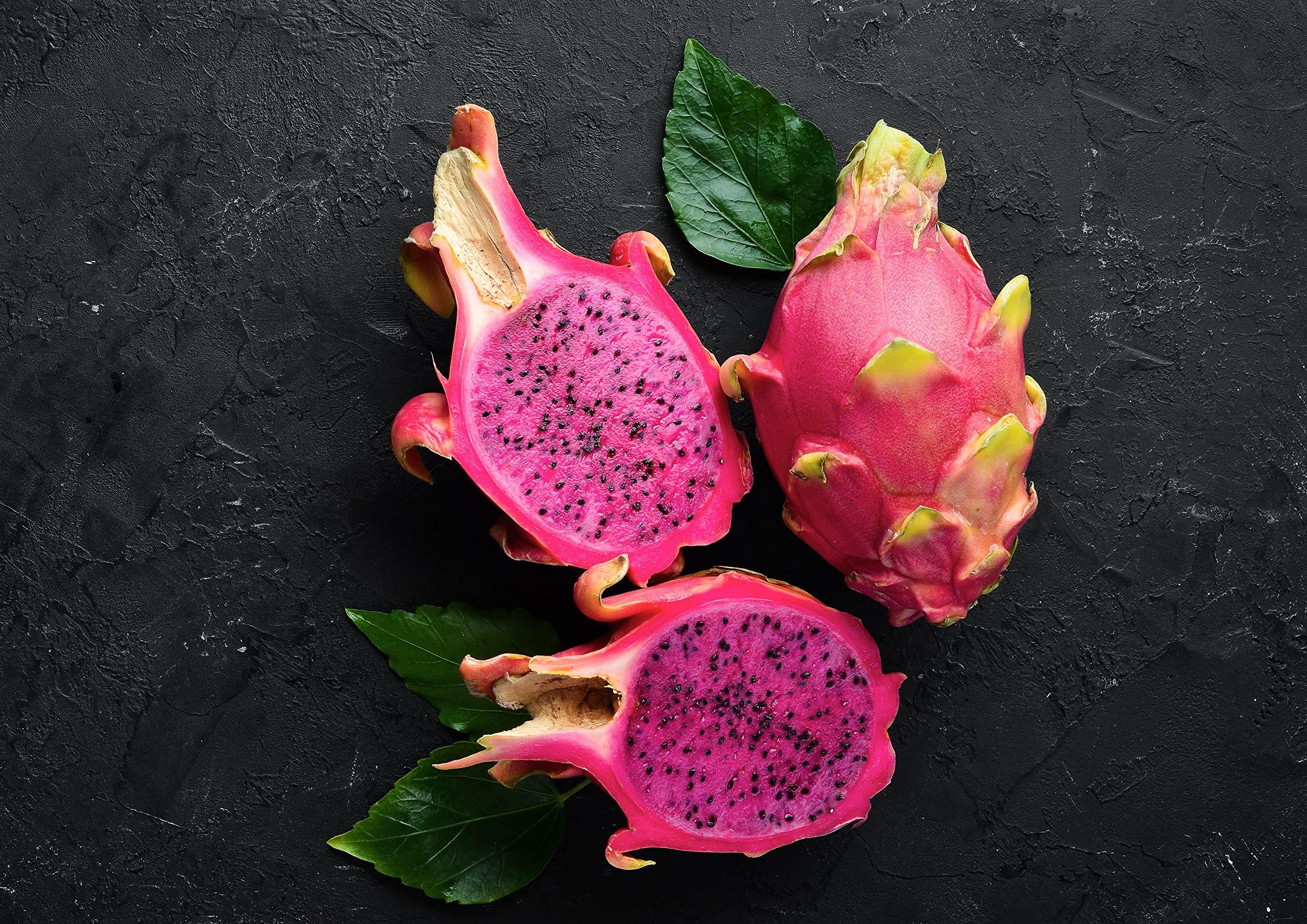 Food to Live Food to Live Organic Dragon Fruit Powder, 12 Ounces Non-GMO, Powdered Red Pitaya, Vegan, Bulk. Contains Maltodextrin. Rich in Antioxidants, Fiber, Vitamin C. Perfect for Shakes, Smoothie Bowls