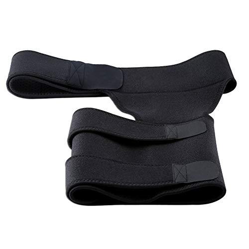 Greensen Compression Brace Sleeve for Hip, Groin Support Wrap for Thigh Hamstring Hip Arthritis Bursitis Sciatica Pain Relief Brace for Women Men Hip Flexor Brace Quad Muscle Strains Fits Both Legs