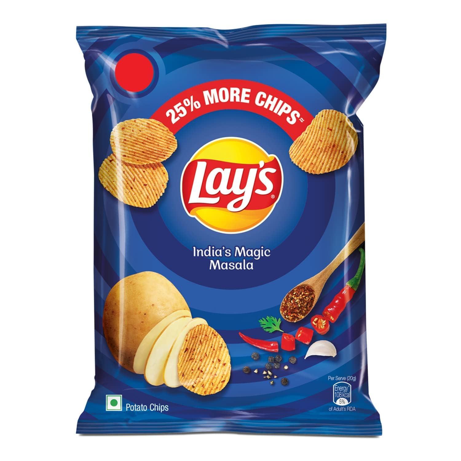 Lay's Lays Wafers Magic Masala 52g Pack, India