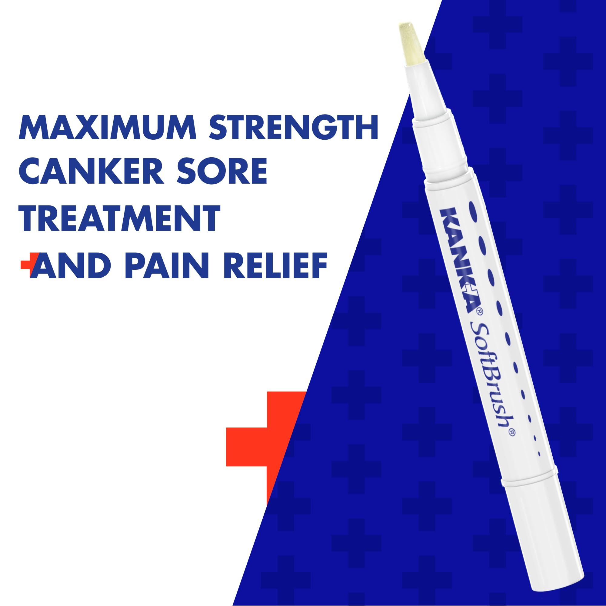 Kank-A Kank-A Soft Brush Tooth/Mouth Pain Gel, Professional Strength, 0.07 Ounce (Pack of 2)