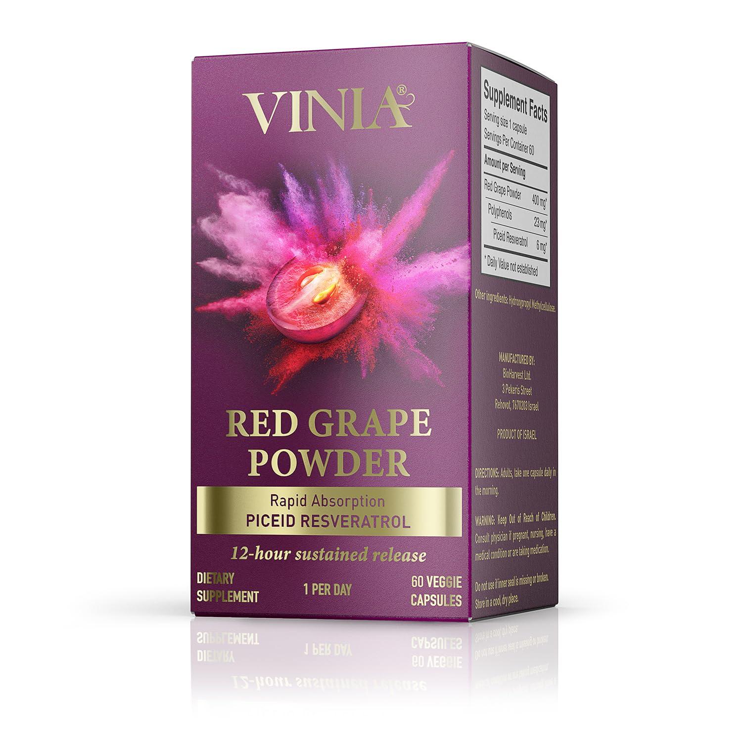VINIA VINIA Blood Flow Supplement Super Bundle. 90 Day Supply for Best Results as Shown on Clinical Trials.