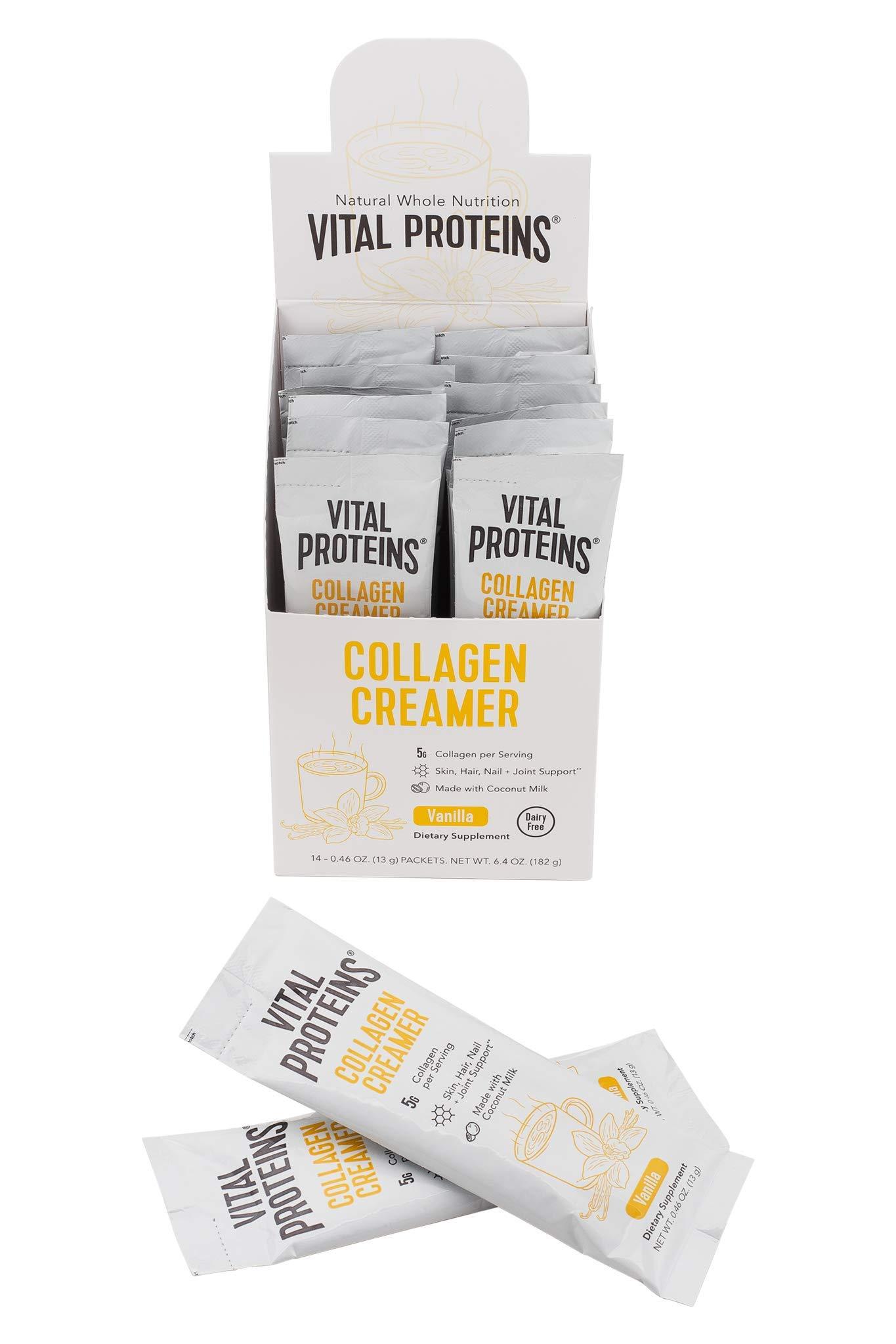Vital Proteins Vital Proteins Collagen Creamer, No Added Sugar, Kosher & Paleo Friendly, Gluten Free, 0.46 Ounce (Pack of 14)