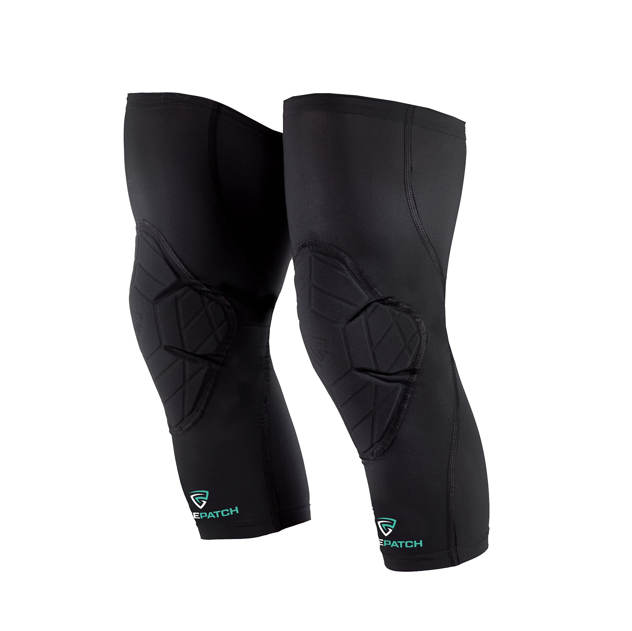 Gamepatch Gamepatch Knee Pads | Compression Sleeve Joint Protection | Shock Absorbing Technology | Men Women Kids, Black, Size XL