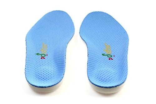 Softior Softior Heavy-Duty Sport & Work Arch Support PU Insoles for Sport Work Hiker Shoes Boots,Men's Sizes 7-13 Blue