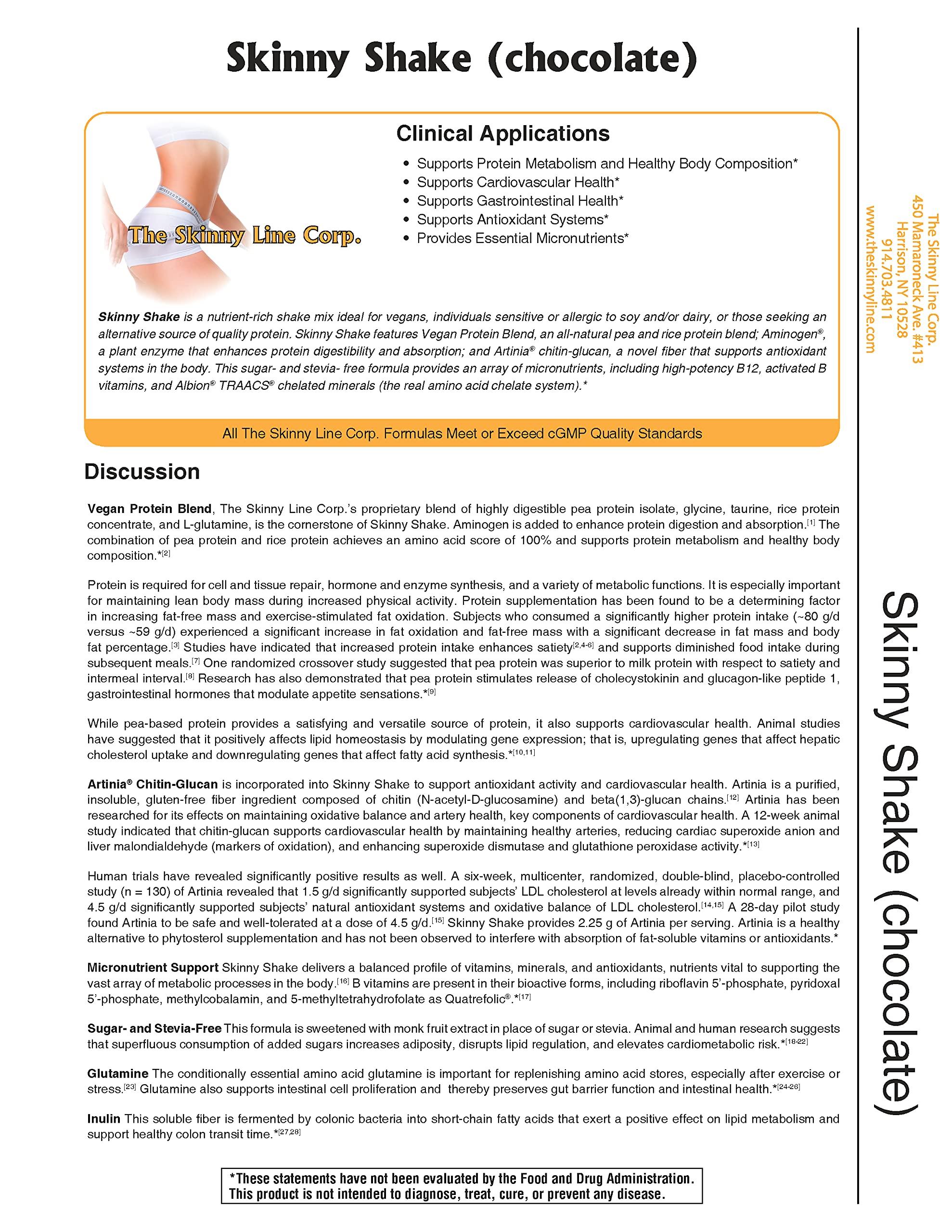 The Skinny Line Corp Skinny Shake (Chocolate)