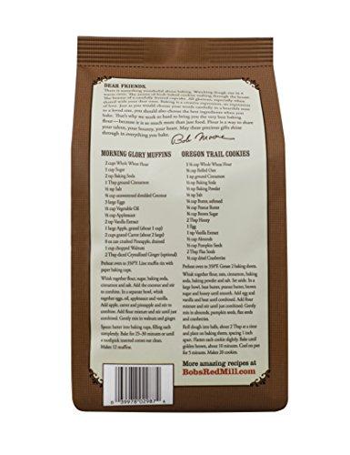 Bob's Red Mill Bob's Red Mill Organic Whole Wheat Flour, 5 lb (Pack of 4)