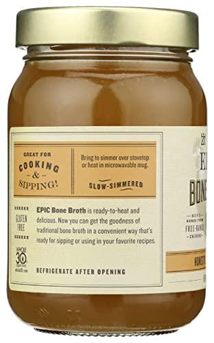 Epic Epic Artisanal Bone Broth, Homestyle Savory Chicken, 14 oz.