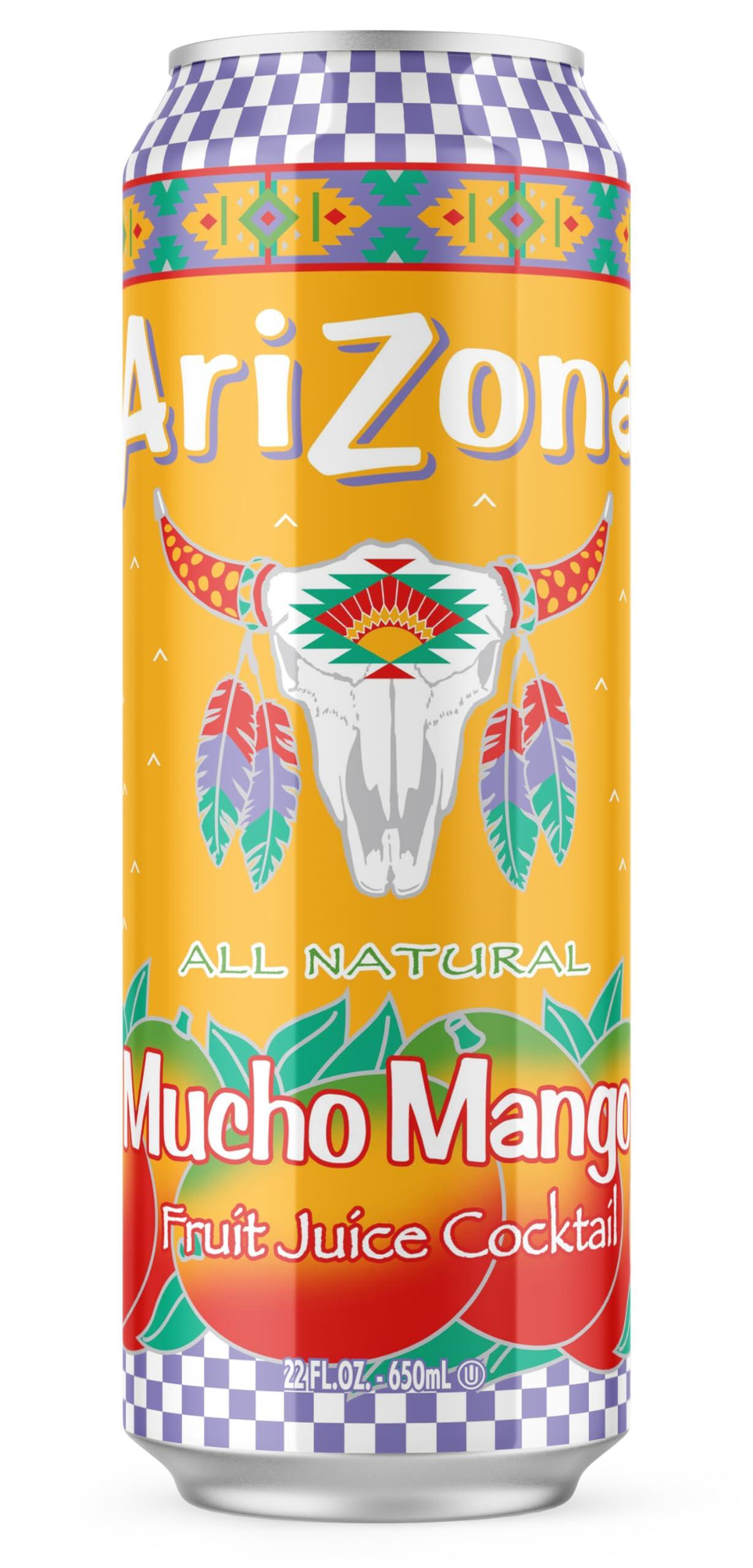 Arizona AriZona Mucho Mango Juice Drink, 22 Fl Oz Can