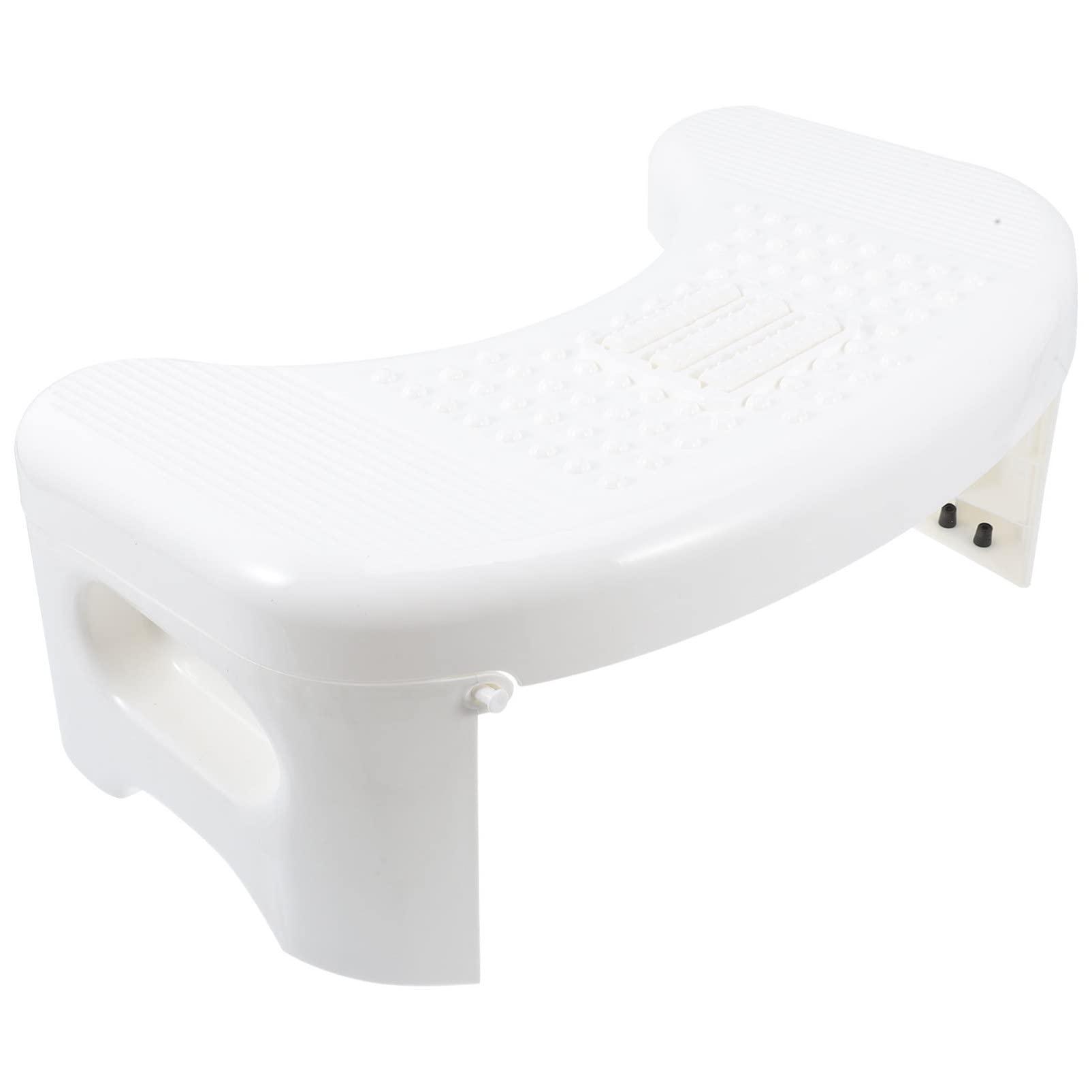 Toddmomy Toilet Stool Toilet Step for Adults Toilet Step Stool Bathroom Step Stool Step Stool for Adults Plastic Footstool Bathroom Footstool Toilet Stepping Stool Bathroom Stool Foot Stool