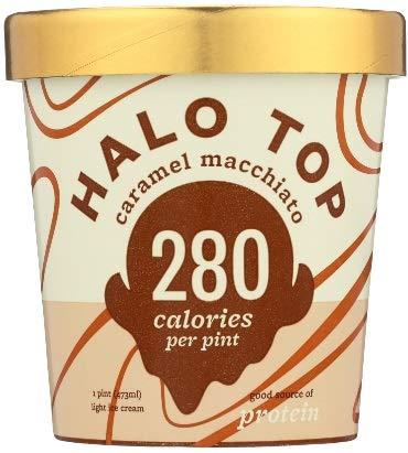 Halo Top Halo Top Ice Cream, Caramel Macchiato, 16 oz (Pack of 8)