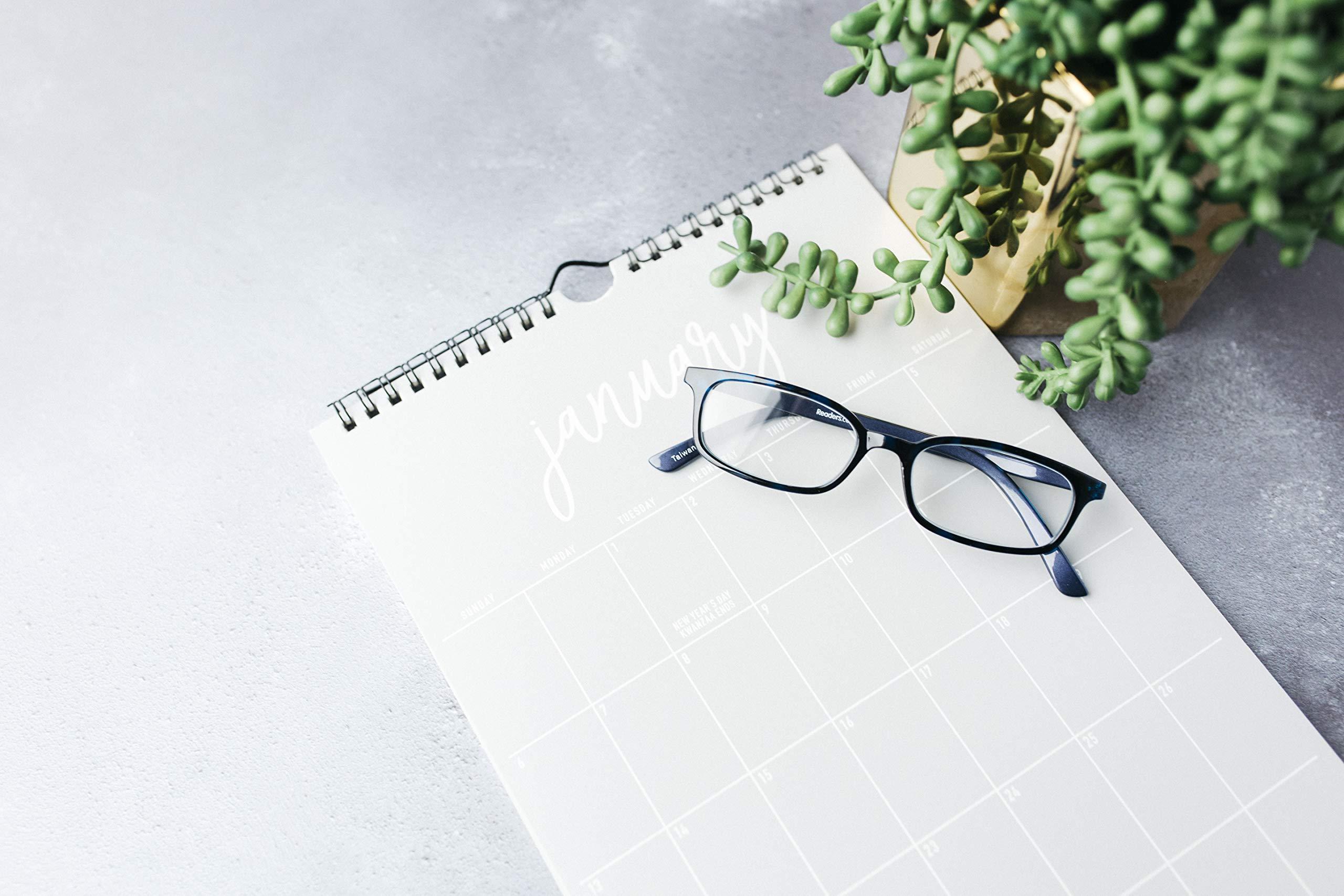 Readers Readers.com Reading Glasses: The Brookside rectangle Style for Men and Women