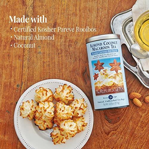 The Republic of Tea The Republic Of Tea Almond Coconut Macaroon Red Rooibos Herbal Tea, 36 Tea Bag Tin