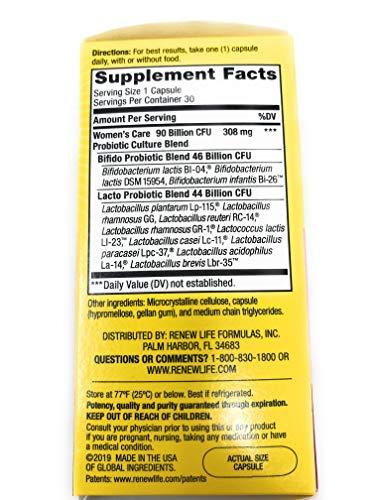 Renew Life Women PROBIOTIC 90B UF