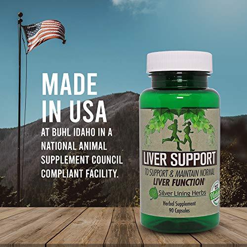 Silver Lining Herbs Silver Lining Herbs Liver Support - Herbal Support to Help Maintain Liver Health - Natural Liver Care to Support Immune System and Allergies - 90 Capsules