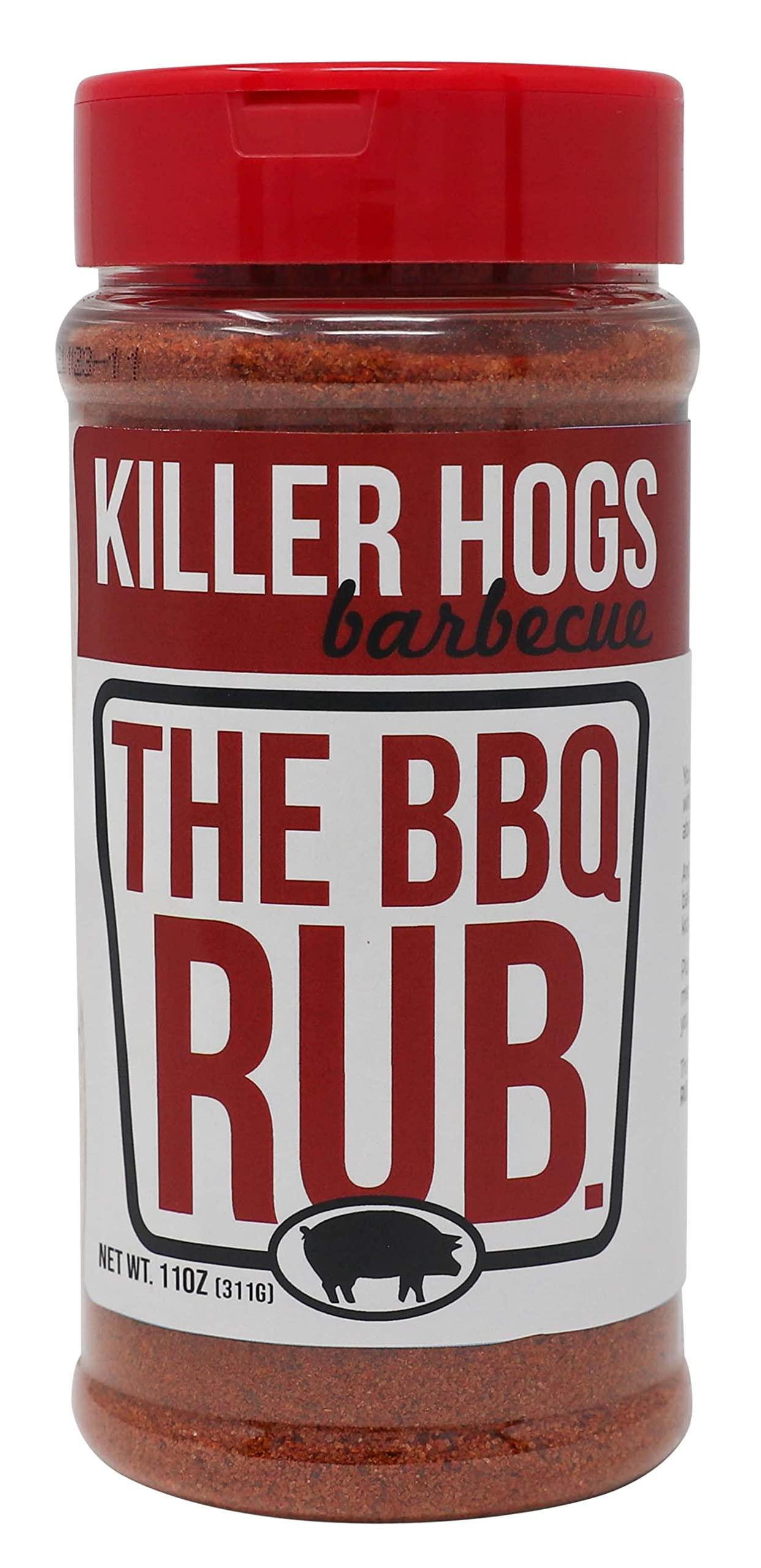 Killer Hogs Killer Hogs The BBQ Rub Pack of 2 Bottles | Championship Grill Seasoning for Beef, Steak, Burgers, Pork, and Chicken | Contains Two 11 Ounce Bottles (2-Pack)