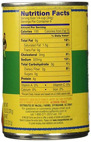Margaret Holmes Margaret Holmes, Green Boiled Peanuts, 13.5oz Cans (Pack of 12)