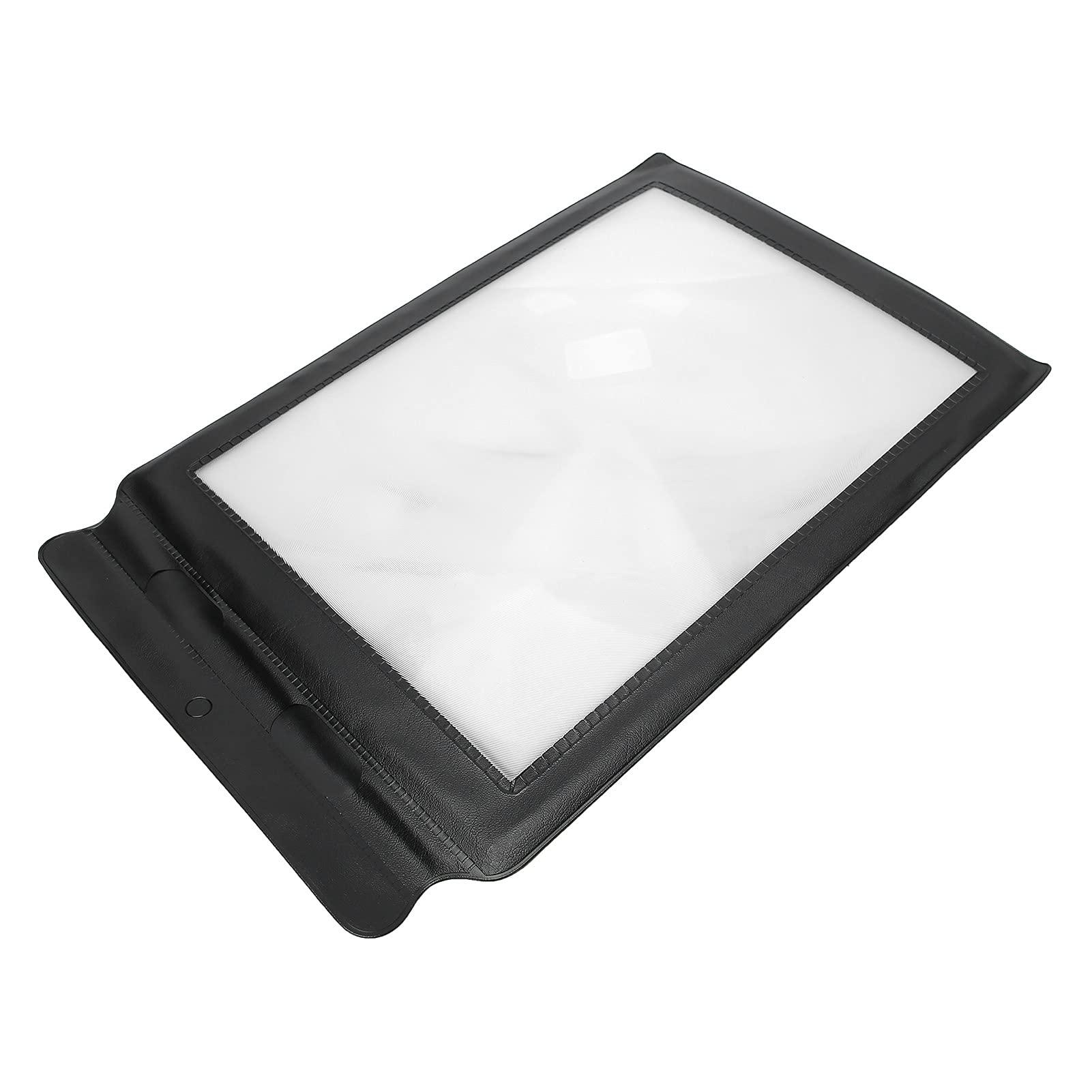 Yinhing Visual Aids for Macular Degeneration,A4 Magnifier Reading Large Sheet Magnifying Glass Reading Aid for Books Menus Newspapers for Reading Small Fonts, Low Vision Seniors, Macular Degeneration
