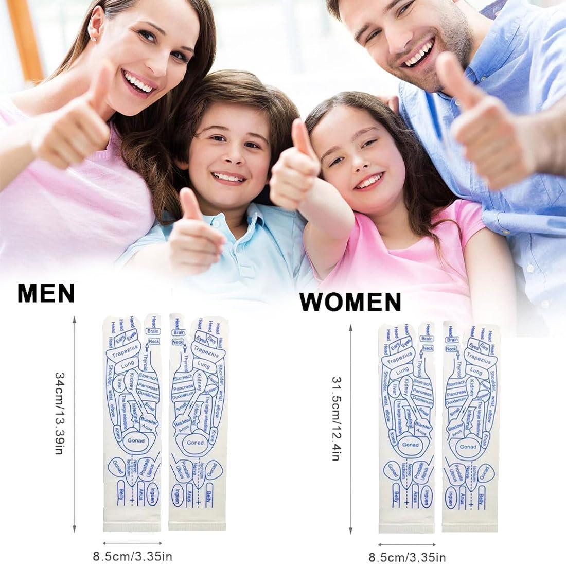 tarcegta tarcegta Reflexology Socks with Tools, 2024 New Saludea Reflexology Socks Set, Serenity Steps Reflexology Socks Set and Gloves Tool Set, Reflexology Socks for Women and Men Tired Relieve (1Pair-Men)