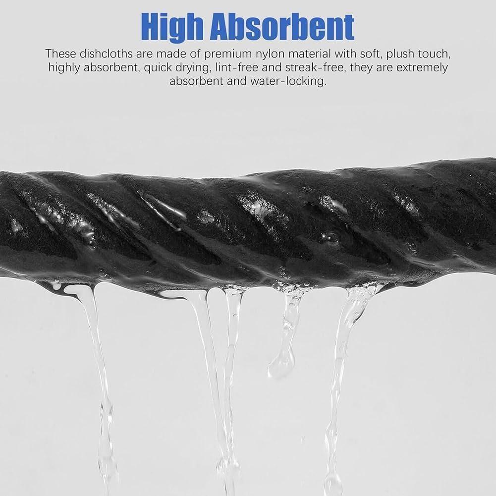 NHGEY Streak Free Microfiber Magic Cleaning Wipes, Microfiber Magic Cleaning Wipes, Thickened Magic Cleaning Cloth (10 PCS)