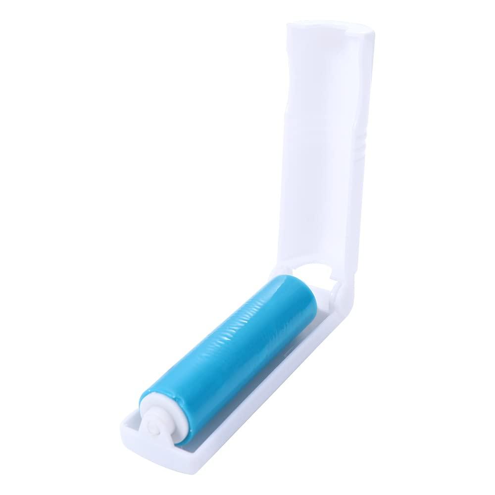 Generic Lint Rollers Reusable Washable Sticking Roller Lint Remover Household Cleaning Tools for Clothes Pet Hair Remover Dust Cleaner(Blue)
