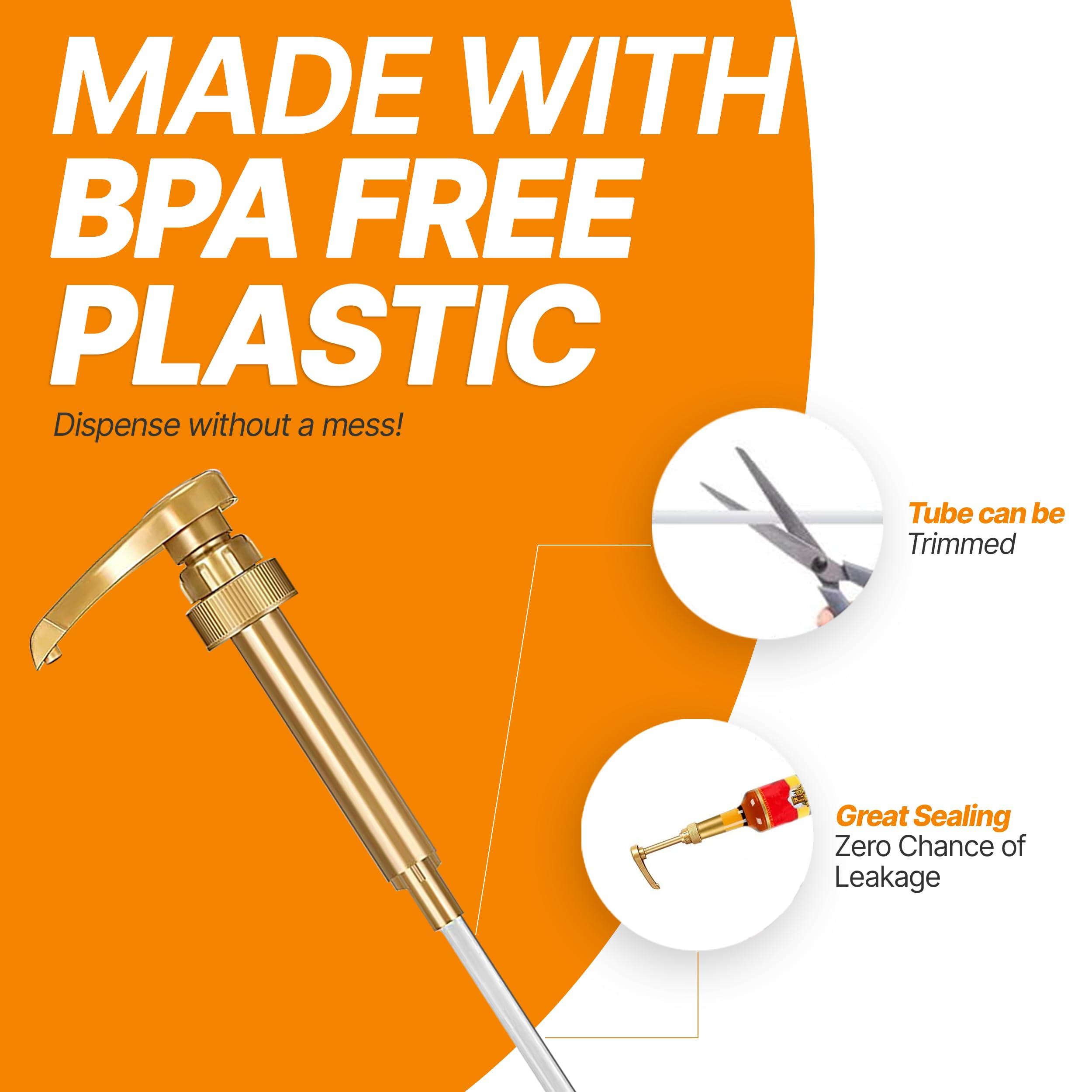 Jimoco Coffee Syrup Variety Pack - Vanilla and Caramel Syrup for Coffee with 2 Jimoco Syrup Pump Dispenser Compatible with 25.4 Ounces Syrup Bottle for Vanilla and Caramel Flavored Coffee