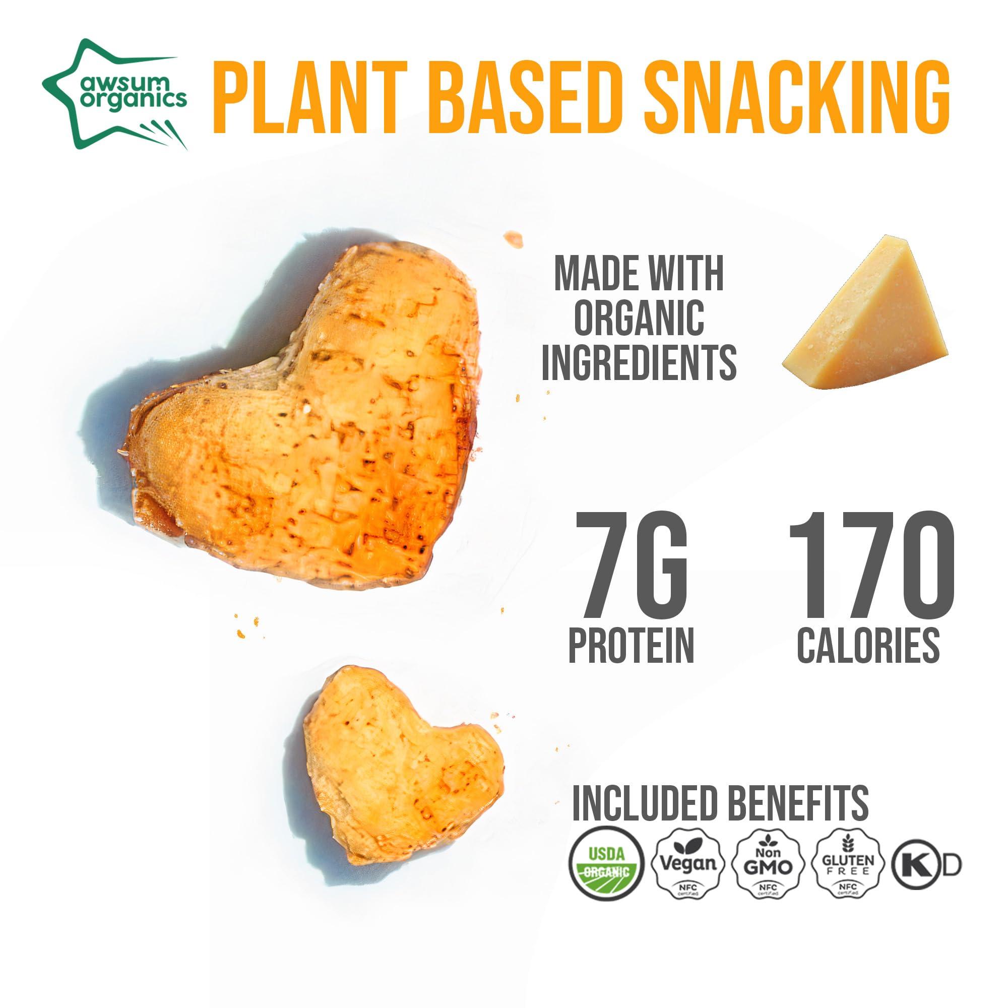 Awsum Organics Awsum Organics Healthy Snacks | Care Package | Snack Box | Grab And Go | Variety Pack | Sour Cream and Onion | Women Men Adult Kids Teens