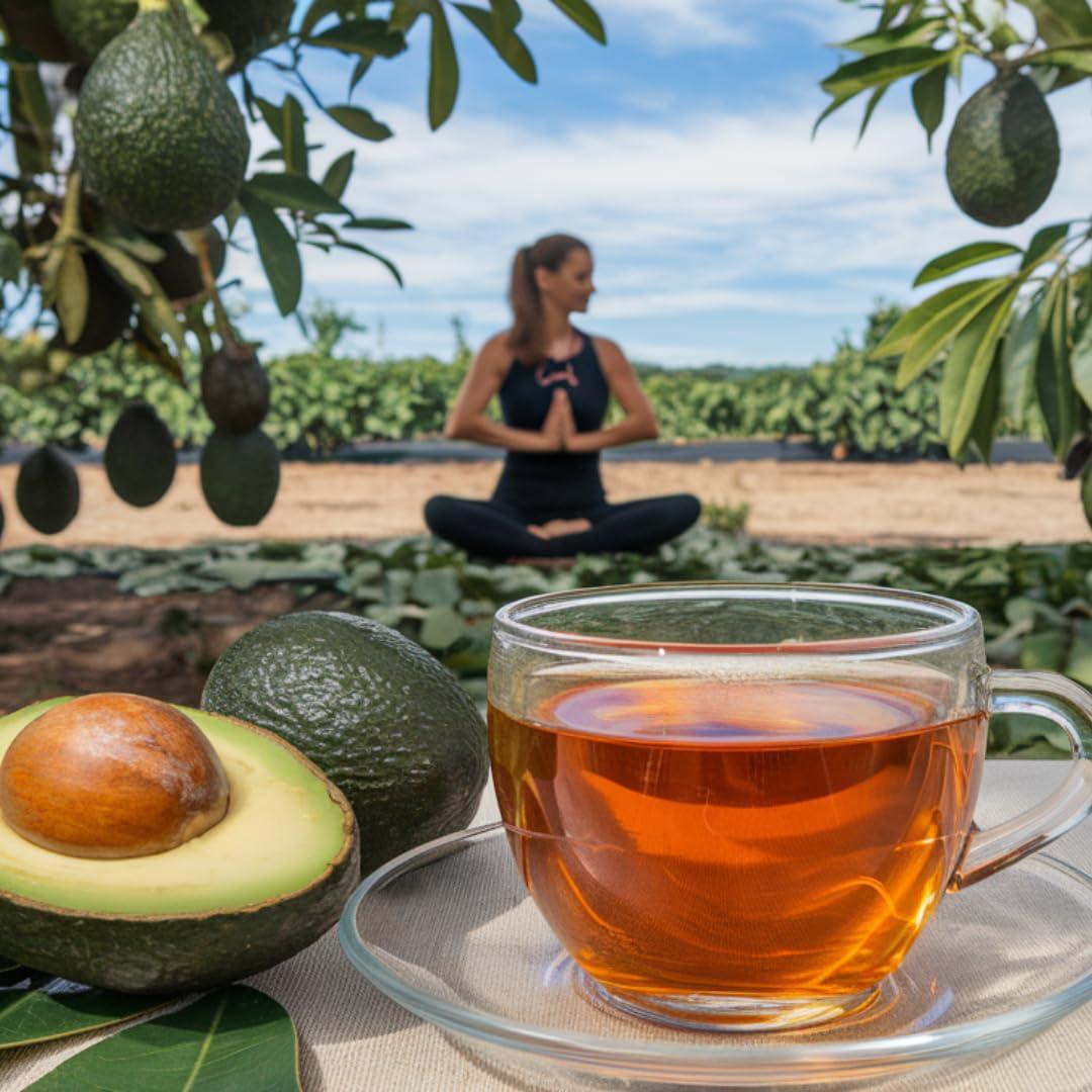 avocado leaf tea Avocado Tea Party With Five Blends | Variety tea Pack | Peach Tea | Lemon Tea | Natural Avocado Leaf Tea | Chamomile Tea | Black Tea | Great Gift Idea