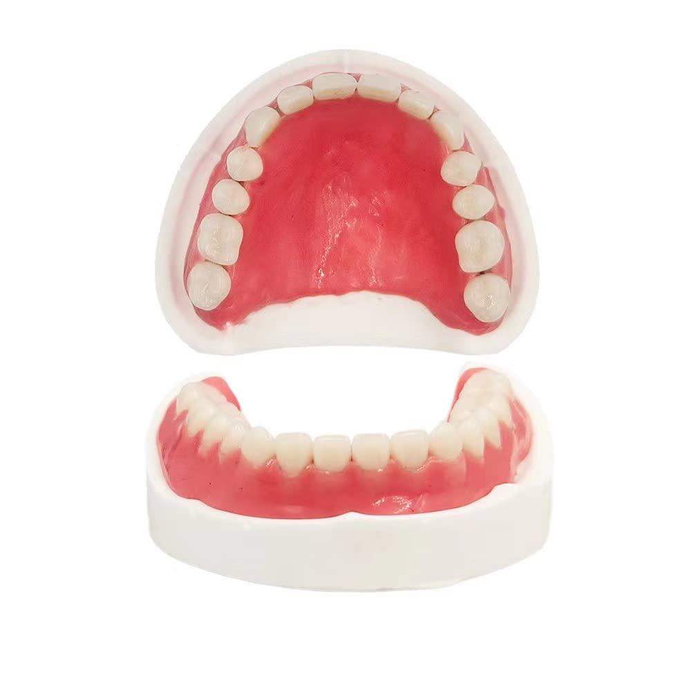Longlive Do It Yourself Denture Fake Teeth Top and Bottom Temporary Teeth for Improve Smiling