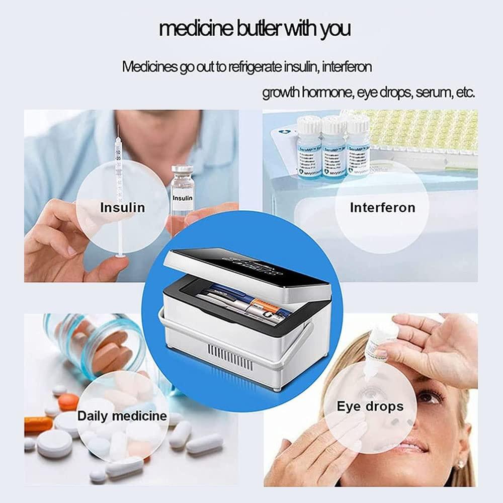 TOYOCC Fridges Mini Medicine Refrigerator And Insulin Cooler, Portable Medicine Refrigerator,Portable Insulin Cooler Travel Case