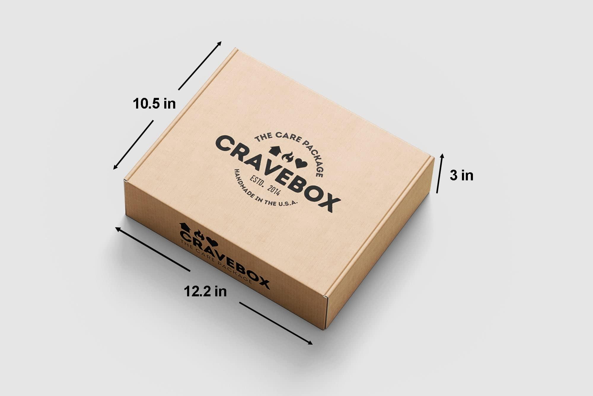 CRAVEBOX CRAVEBOX Snack and Candy Box (60 Count) Valentines Day Adults Variety Pack Bundle Assortment Gift Basket Kids Care Package Boyfriend Birthday Office College Boys Men Students Food College School
