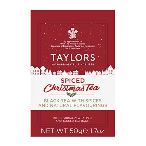 Taylors of Harrogate Taylors of Harrogate Spiced Christmas Tea, 20 Count (Pack of 6)