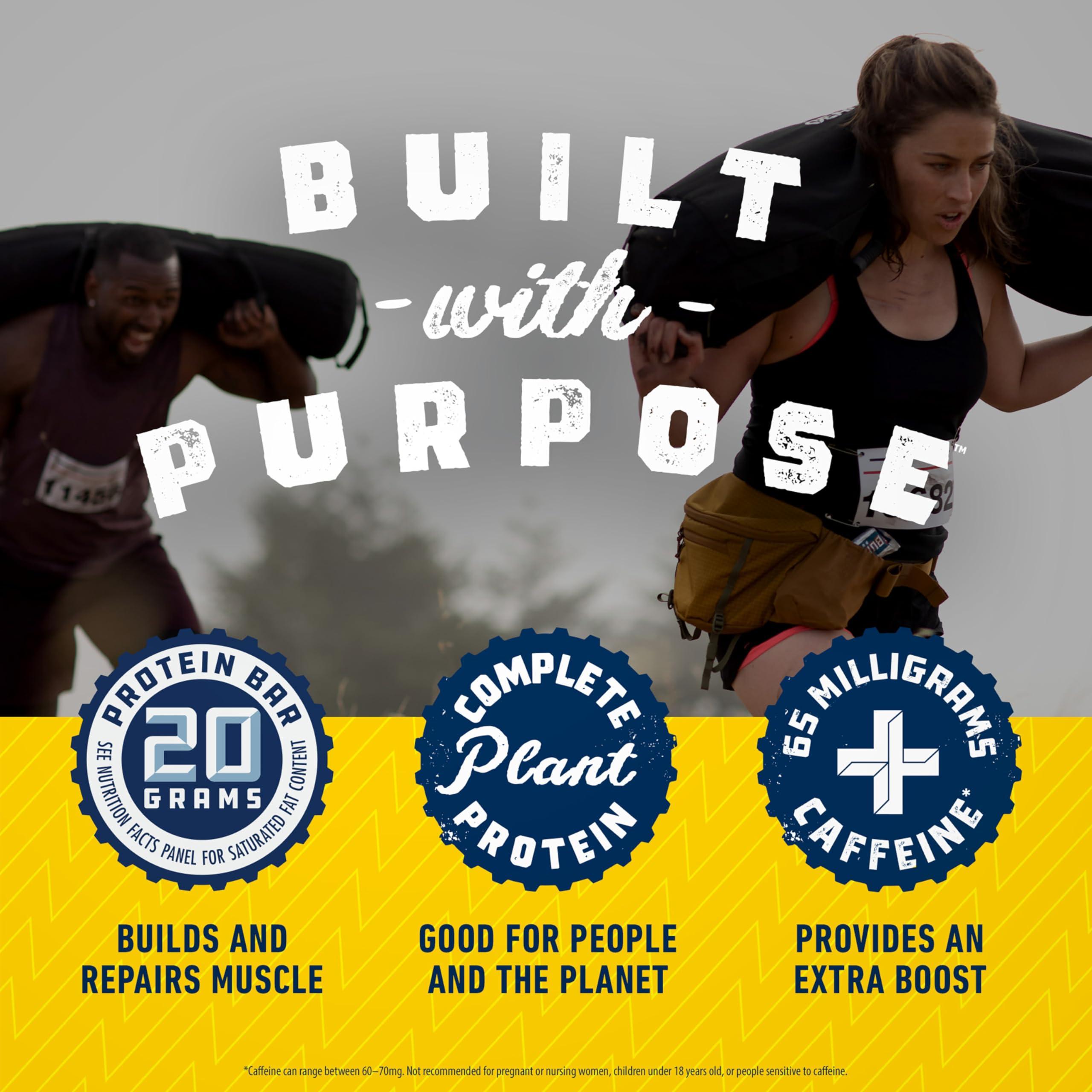 Clif Builders Bar CLIF Builders - Chocolate Flavor - Protein Bars - Gluten-Free - Non-GMO - Low Glycemic & Chocolate Chip Cookie Dough Flavor - Protein Bars - Gluten-Free - Non-GMO - Low Glycemic