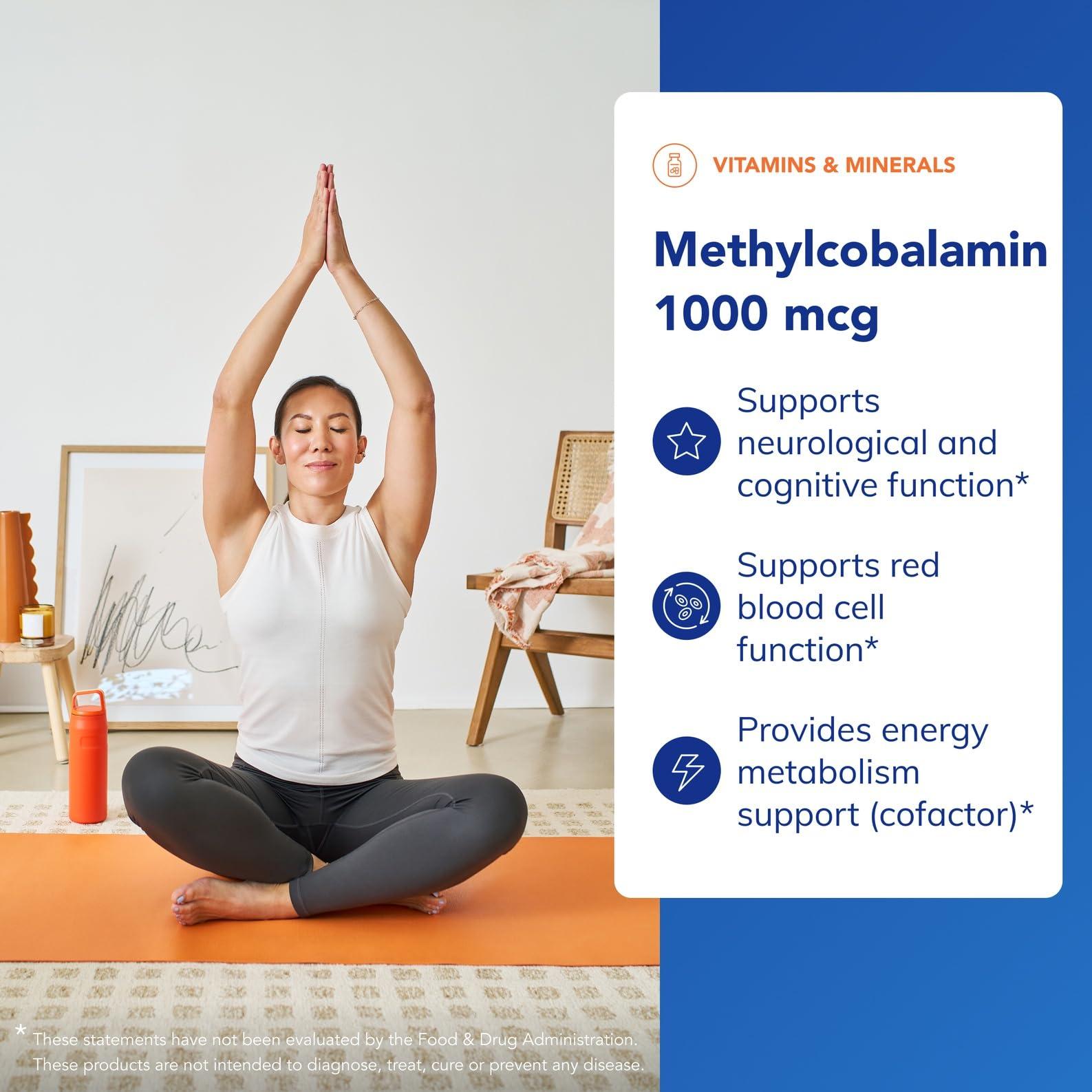 Pure Encapsulations Pure Encapsulations Methylcobalamin 1,000 mcg - Vitamin B12 Supplement to Support Memory & Nerve Health - Premium Vitamin B12 Capsules - 180 Capsules