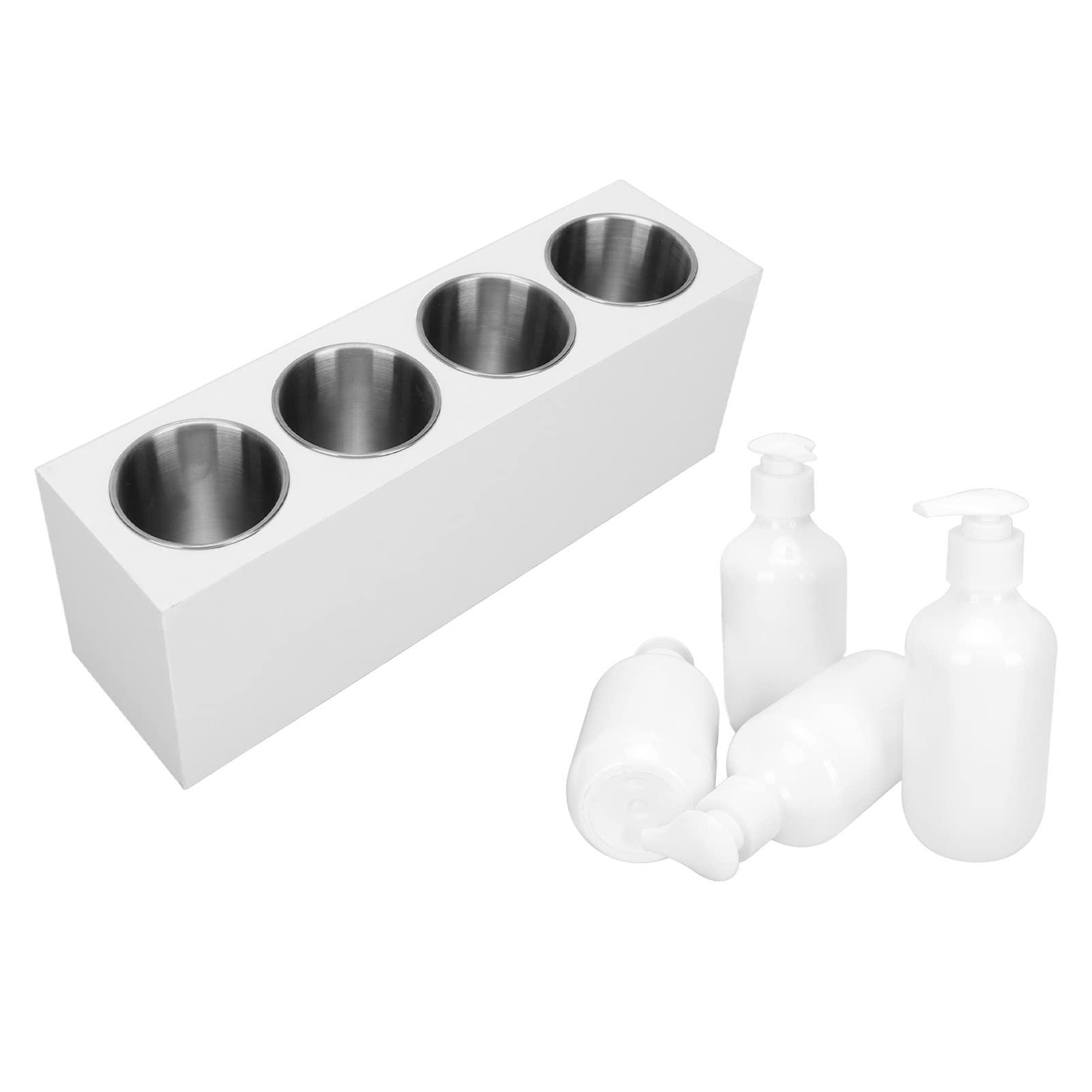 HUAOSN Massage Oil Heater, Fast Heating Safety Function Gel Warmer, Multipurpose 9 Gear Temperature Adjustmen Heated Lotion Warmer, for Heating Massage Oils(US)