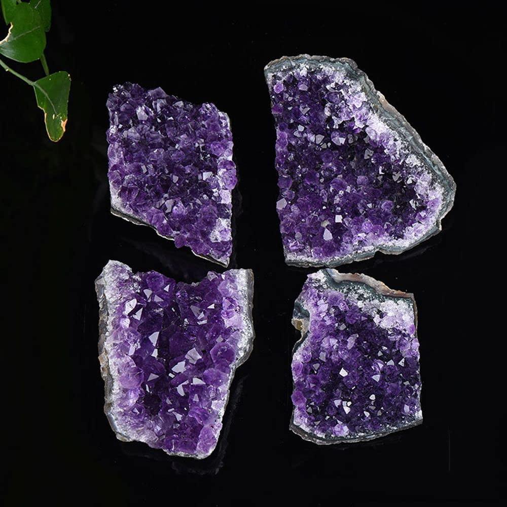 Generic Raw Amethyst Clusters,Natural Amythestyst Crystals,Natural Amethyst Geode Cave Healing Crystal Stones(20-30g)