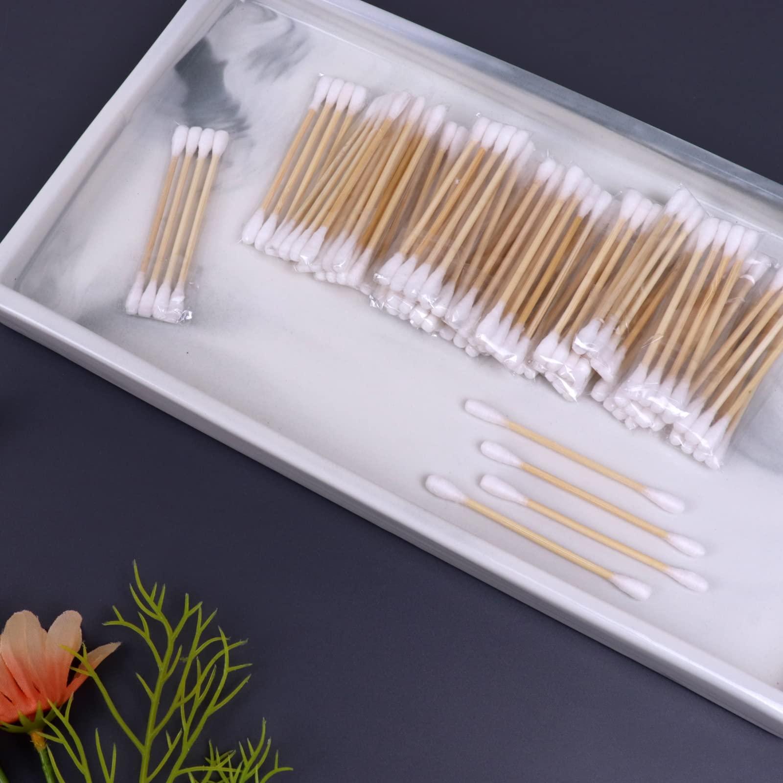 HQSLsund HQSLsund 200 Pack Travel Toothbrushes with Toothpaste Bundle with 200 Pack Cotton Swabs, Individually Wrapped