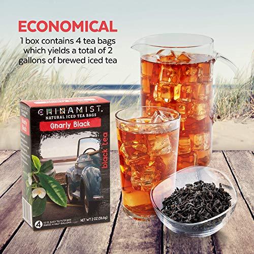 China Mist Iced Tea China Mist Iced Tea Gnarly Black Tea Infusion Refreshing and Delicious Each Tea Bag Yields 1/2 Gallon 4 bags.