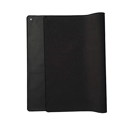 NIULAFR Grounding Mat,35.4x23.6 inches,Reconnect to The Earth EMF Recovery,for Foot Therapy, Universal Grounding Sleep Mat, Grounding Yoga Mat,Improve Energy,Sleep Assist and Helps with Anxiety Black