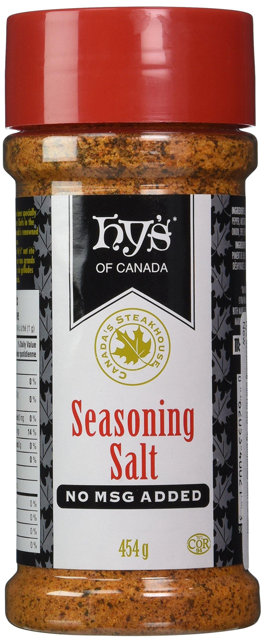Hy's Hy's Seasoning Salt No MSG - 454g {Imported from Canada}