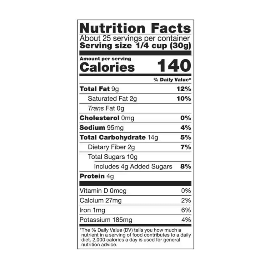 Generic Southern Grove Mountain Nut Trail Mix With Peanuts, Raisins, Chocolate Cocoa Gem Candy, Almonds, Cashew 26 oz Bag - NO Artificial Colors, Flavors and High Corn Fructose Syrup