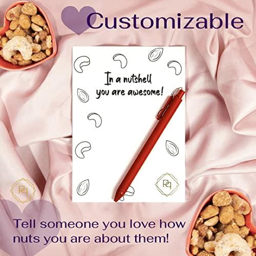 Purple Plum Goodiegram Greetings Nuts About You - Greeting Card filled with Nuts or Chocolates - Candy & Chocolate Gift for Valentines Day & Anniversary (Butter Toffee Mixed Nuts)