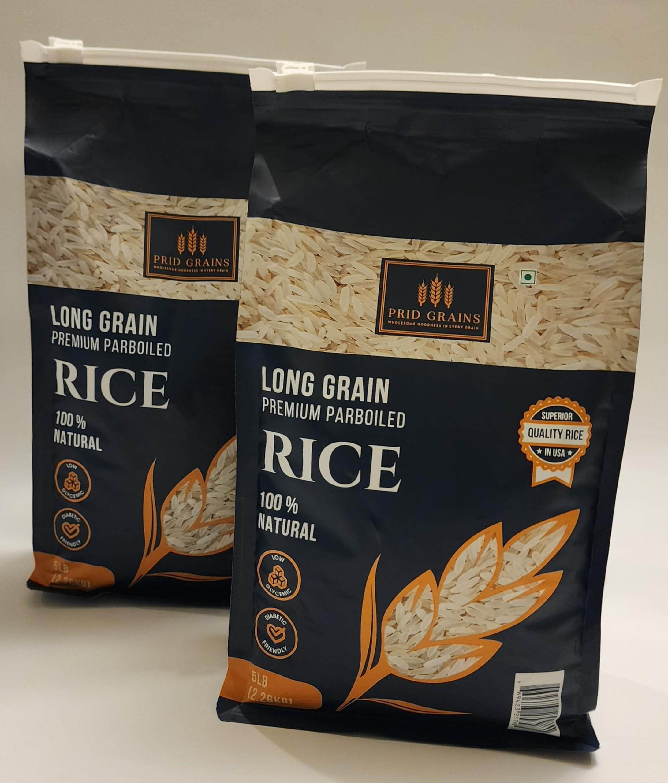 Prid Grains Prid Grains Premium Parboiled Rice, 5 lb Bag, Medium